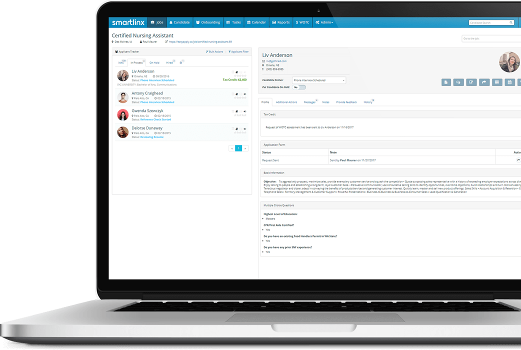 Sync with ATS to follow employees from candidates to colleagues